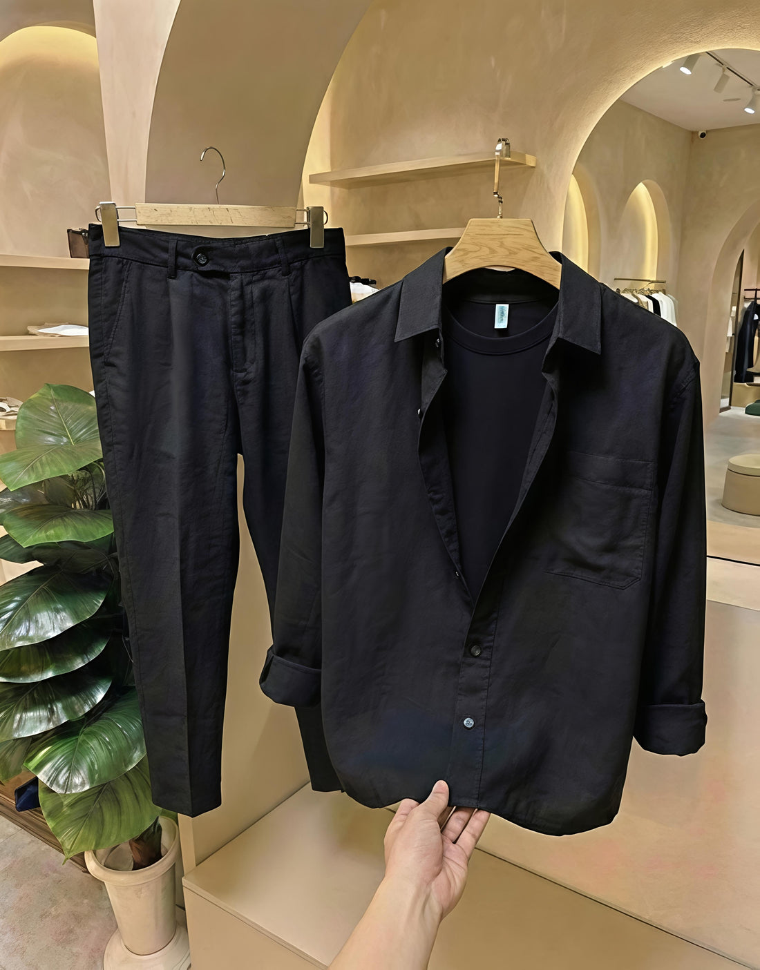 LuxeLite Linen Co-Ord Set