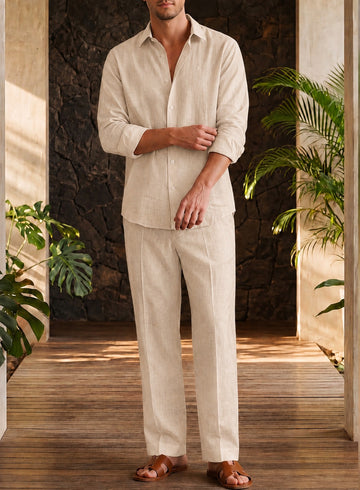 Legacy Top & Bottom Set Of Linen, Luxury And Style