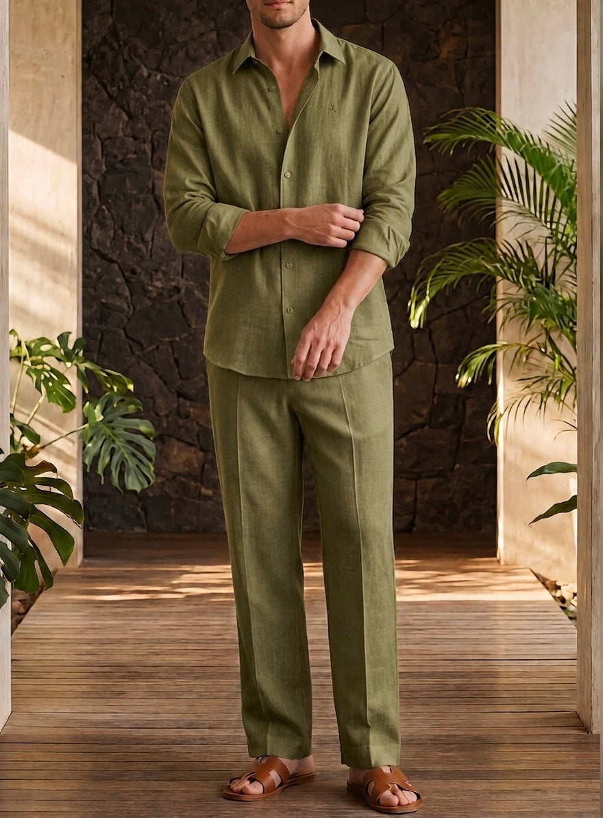 Legacy Top & Bottom Set Of Linen, Luxury And Style