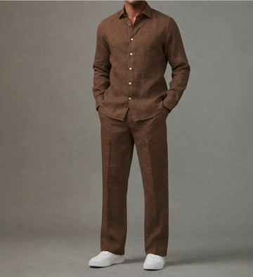 Luxe Top & Bottom Set Of Linen, Luxury And Style